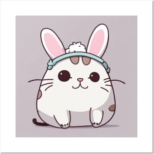 Cute Easter cat pusheen Posters and Art